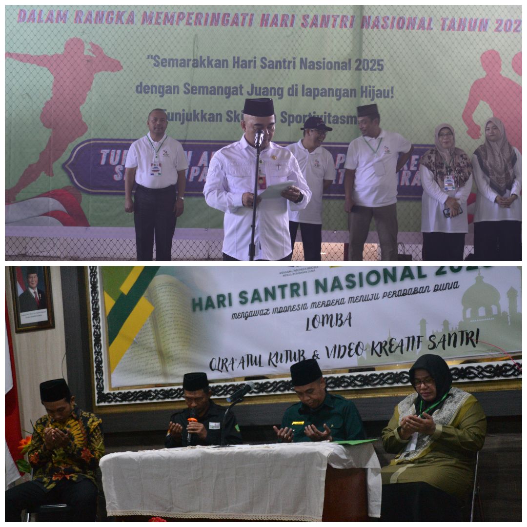 Peringati Hari Santri, Kemenag Kukar Dorong Semangat Kompetisi dan Kekompakan Santri