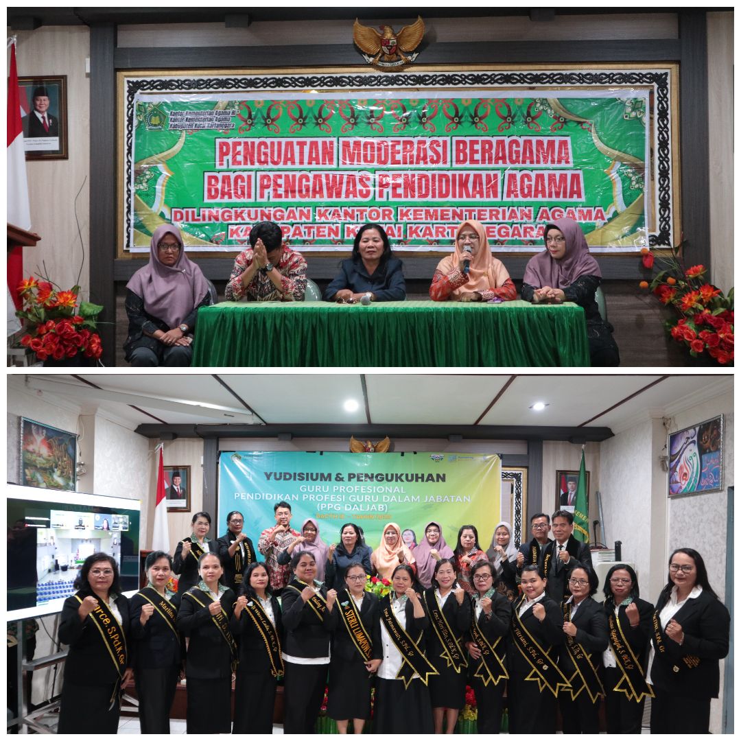 Kemenag Kukar Gelar Penguatan Moderasi Beragama dan Pengukuhan PPG Guru Kristen