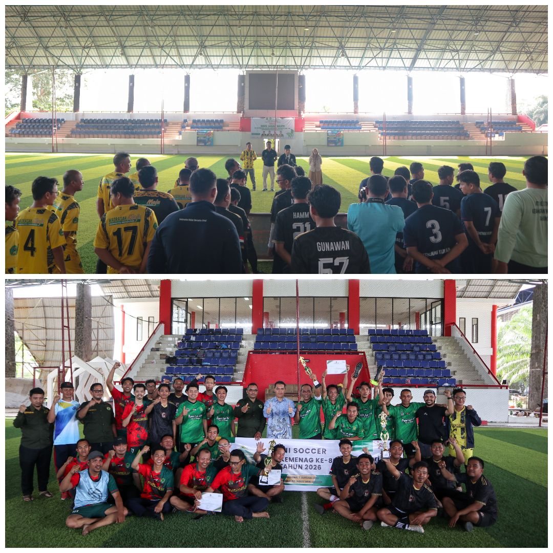 Turnamen Mini Soccer Warnai Peringatan HAB ke-80 Kemenag Kukar